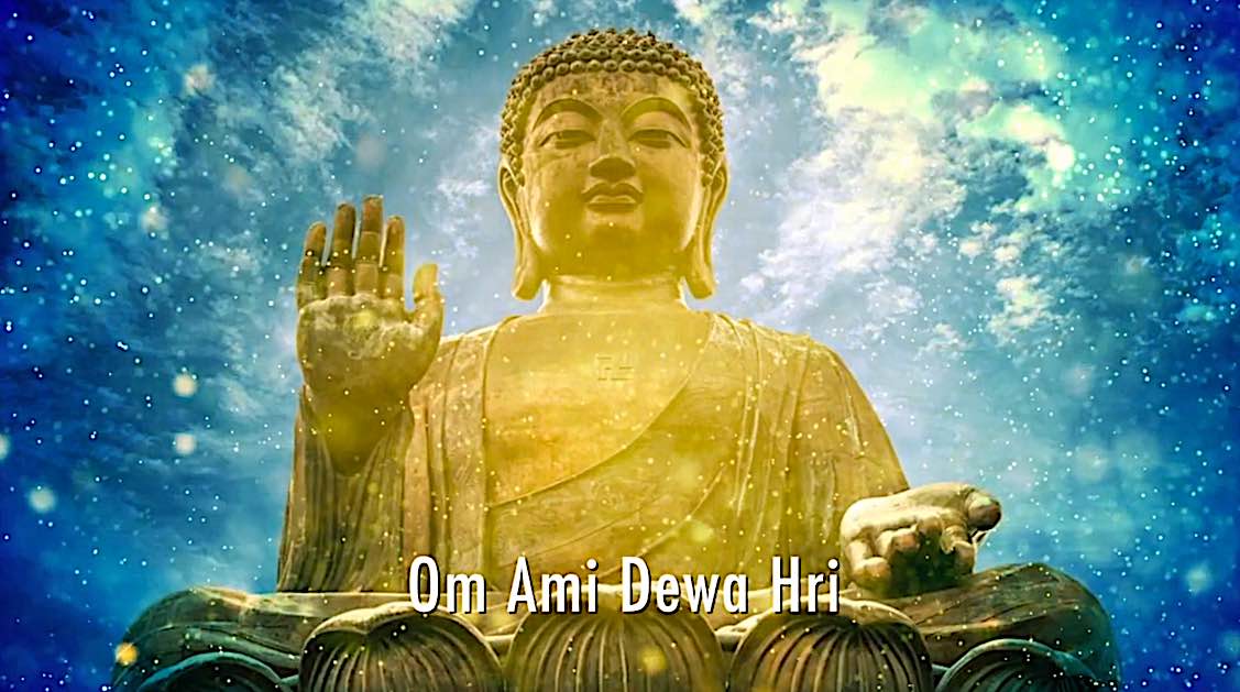 Video: Amitabha Buddha Mantra Om Ami Dewa Hri — bring infinite light ...