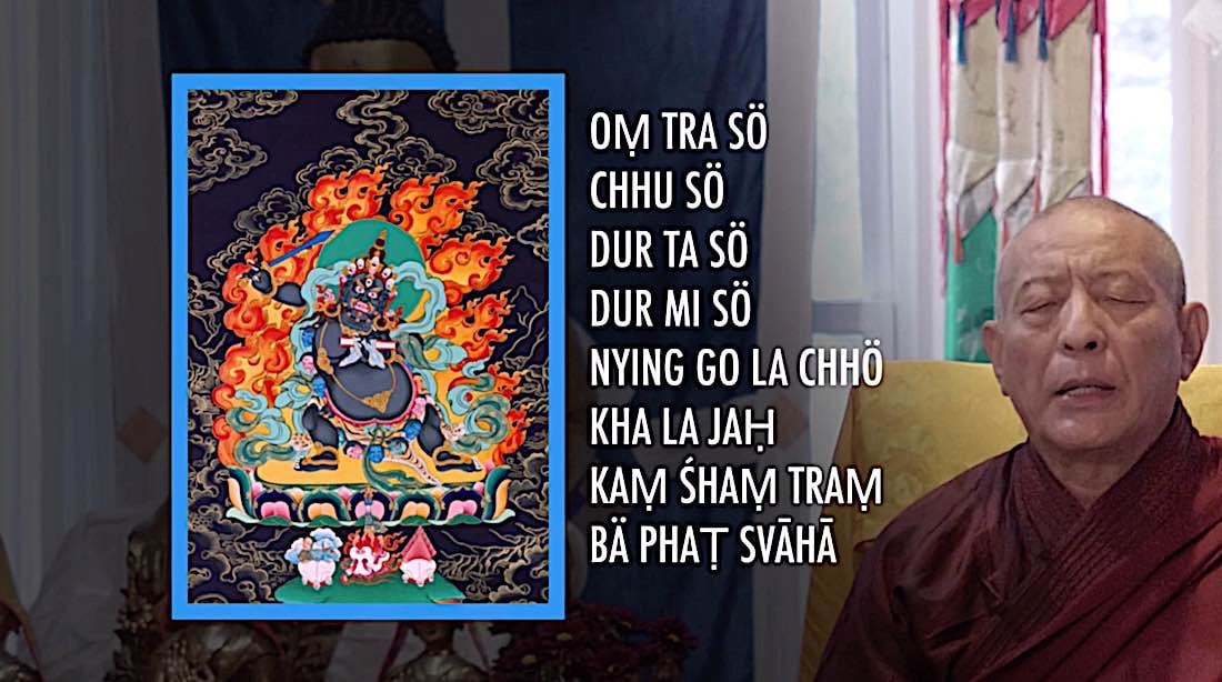 Buddha Weekly Black Manjushri Mantra Buddhism