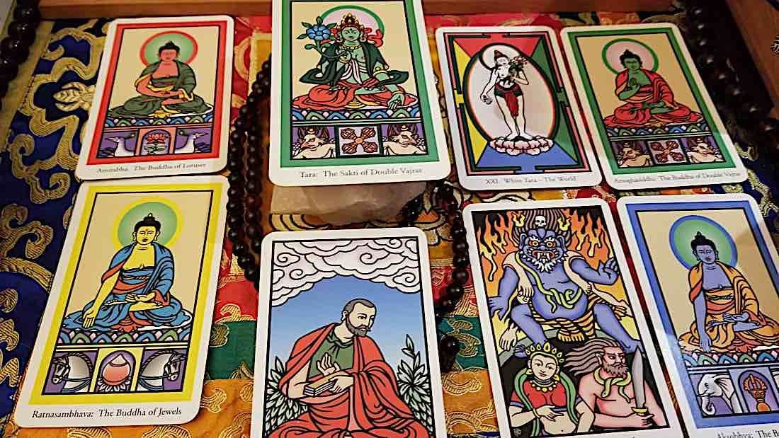 “Yoga for the west” How Tarot can map to almost any spiritual path — including Buddhism — as meditative art. Part 2 of a series