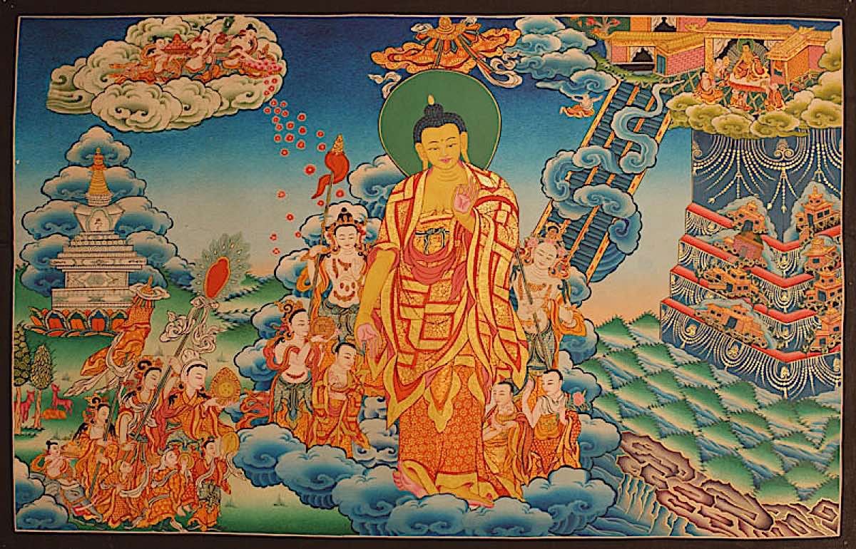 Buddha Weekly Buddha in Tushita descending Buddhism