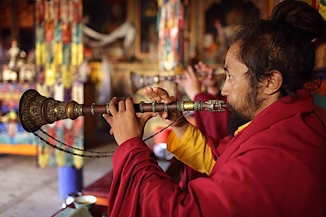 Buddha Weekly Celebrating 3 day annual Mahakala Puja in Lamayuru Monestary Ladakh India Buddhism