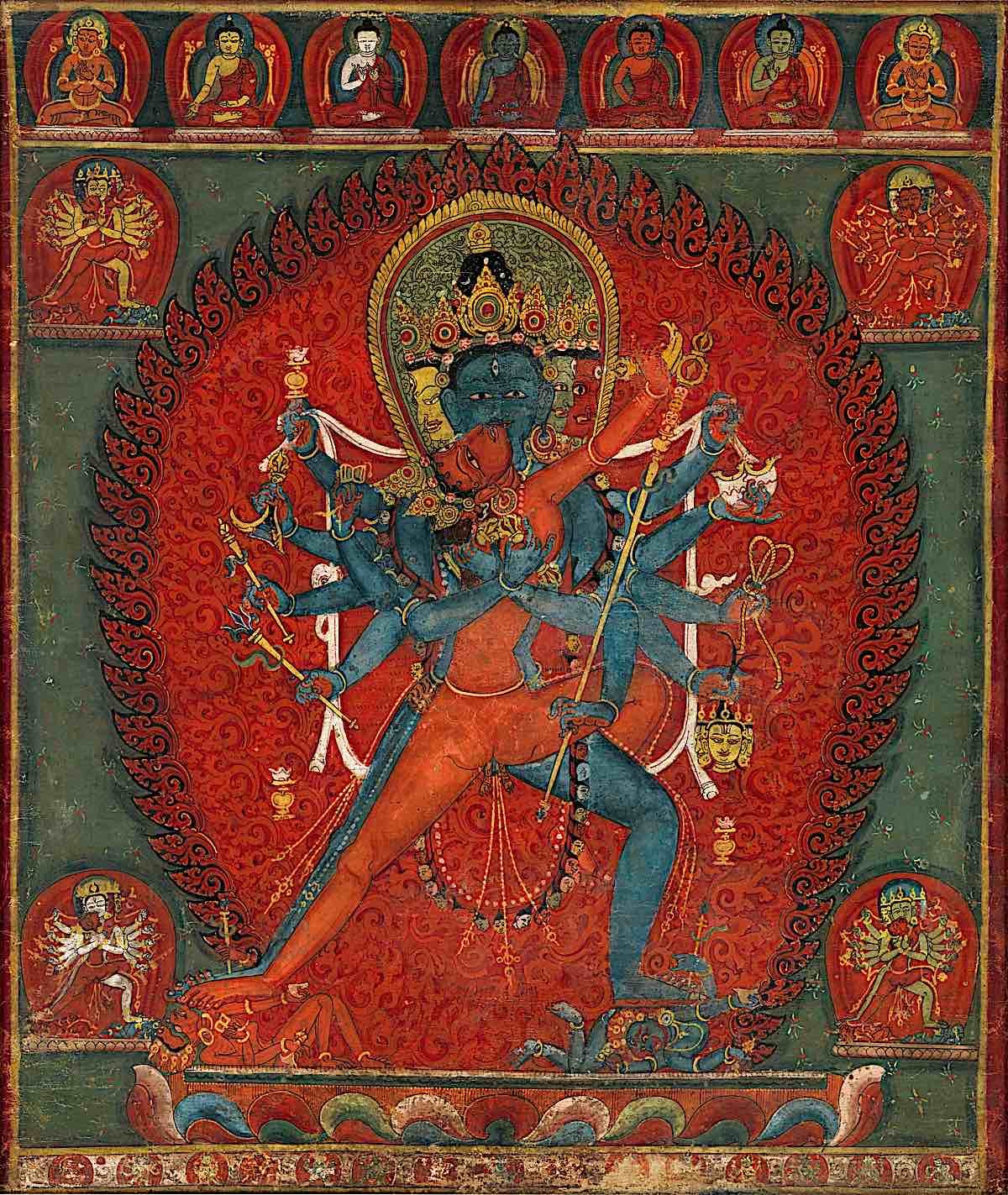 Buddha Weekly Chakrasamvara and Vajrayogini beautiful old Buddhism