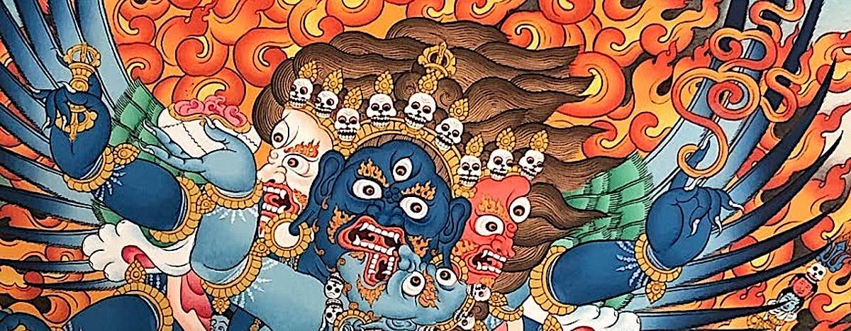 Vajrakilaya: put a peg in it ! — Cutting the three poisons with the sharpest weapon: destroying ignorance, greed, and hostility with profound Vajrakumara