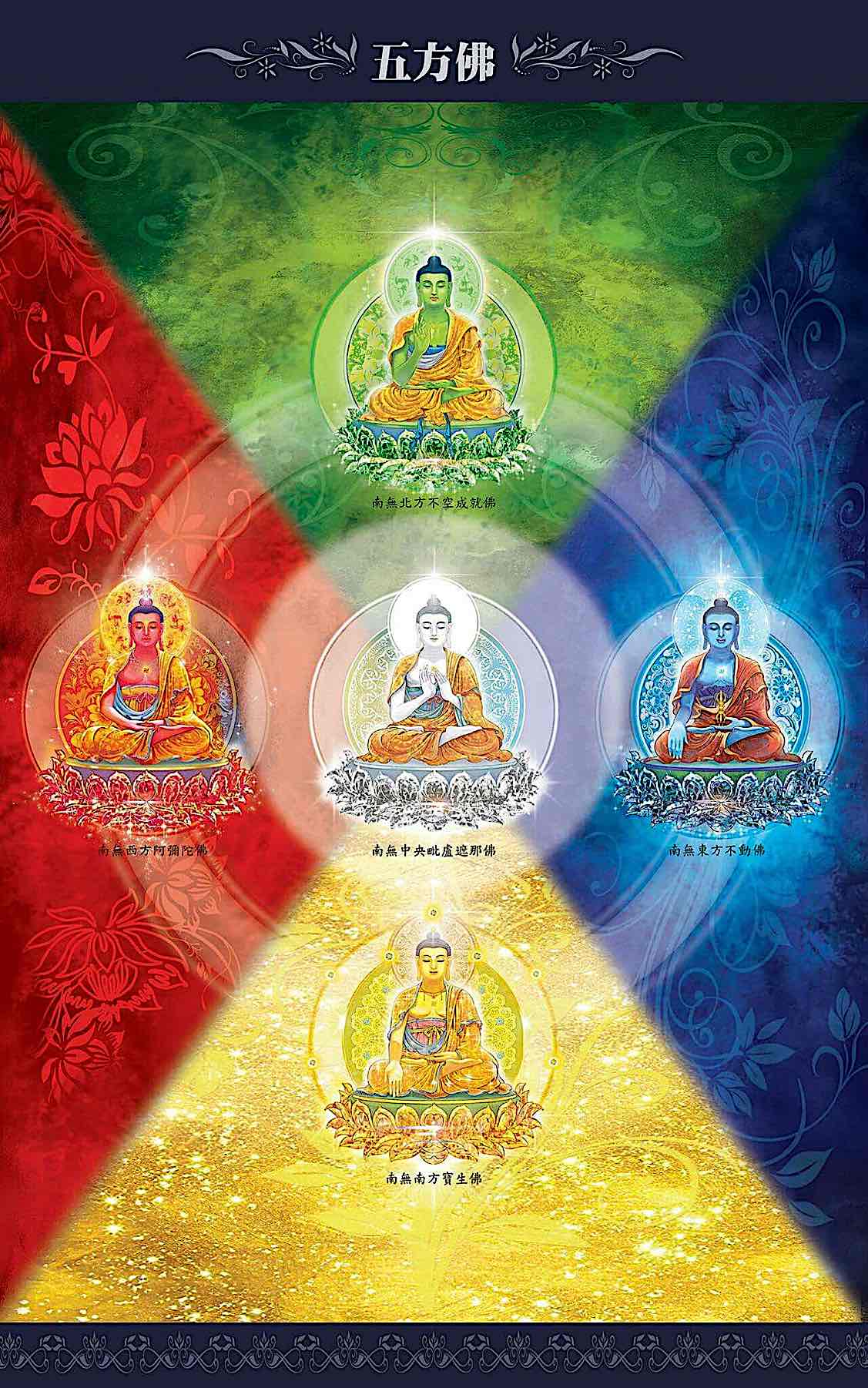 Buddha Weekly Five Dhayni Buddhas Buddhism