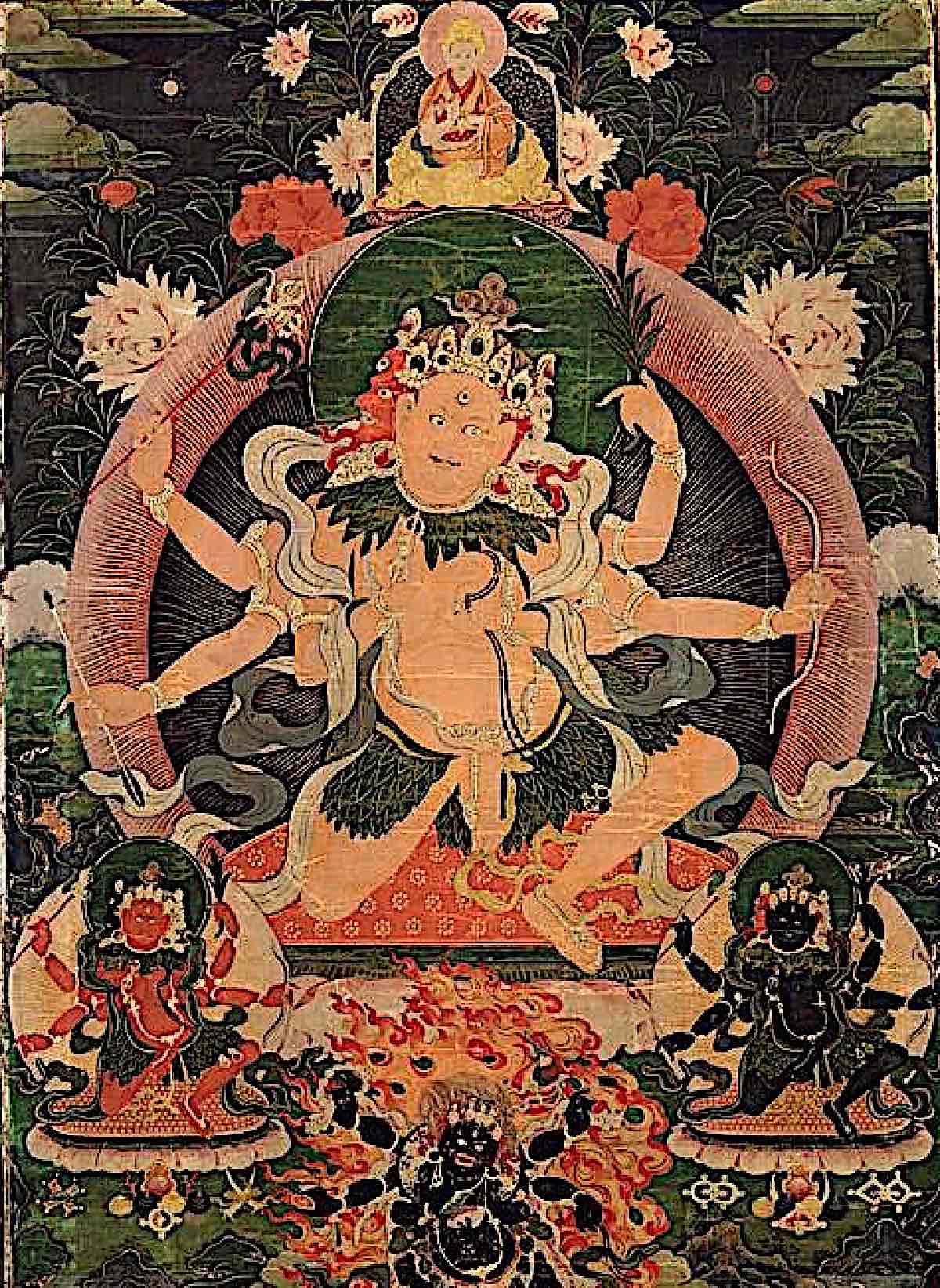 Buddha Weekly From Himilayan Art Parnashavari with six arms Buddhism