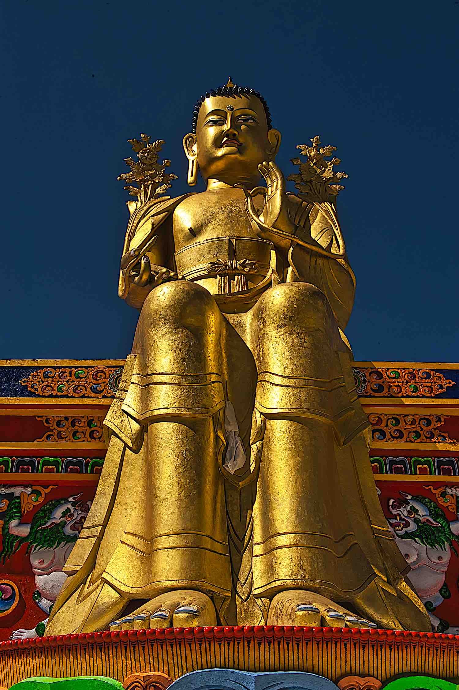 Buddha Weekly Golden Maitreya Buddha Statue in Likir Monastery Leh Ladakh India dreamstime l 195838848 Buddhism