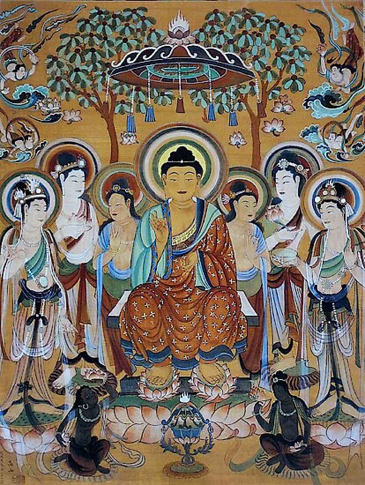 Buddha Weekly Group of Bodhisattvas and Buddha Buddhism