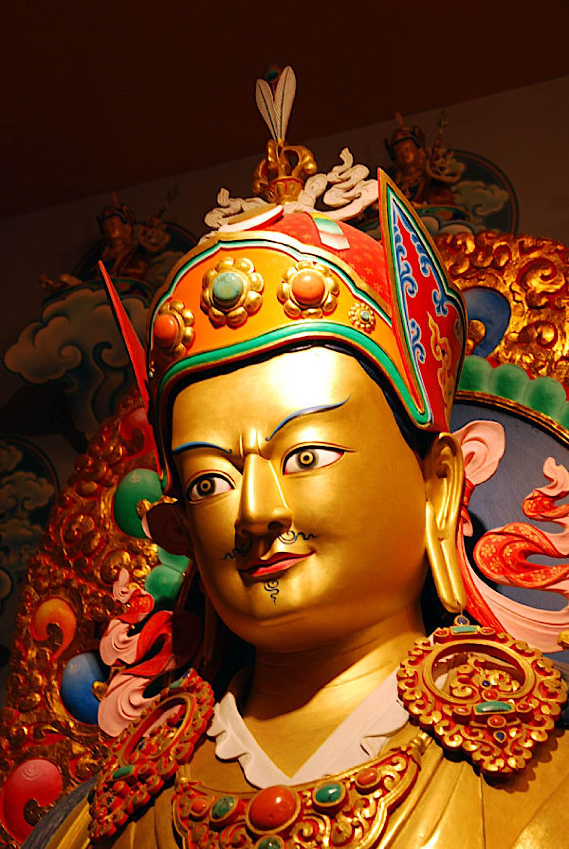 Buddha Weekly Guru Rinpoche close up Buddhism