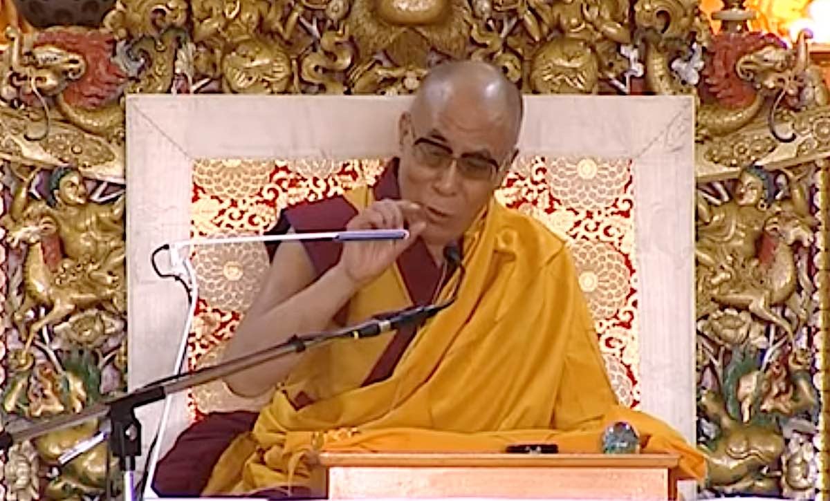 Buddha Weekly His Holiness the Dalai Lama teaching Diamond Sutra Buddhism