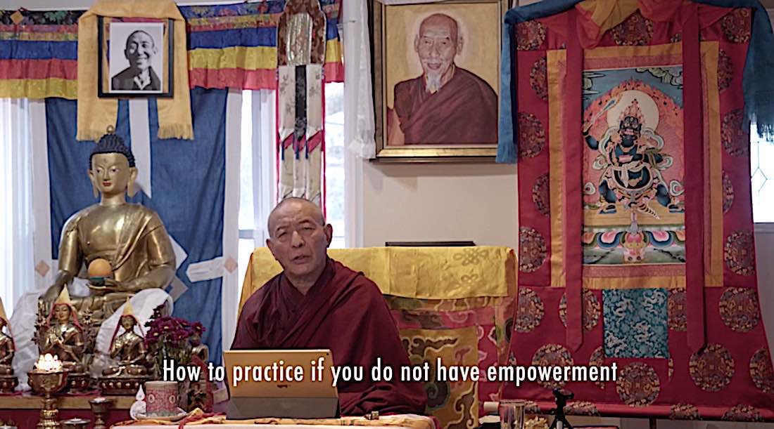 Buddha Weekly How to Pracie if you do NOT have empowerment Black Manjushri Buddhism