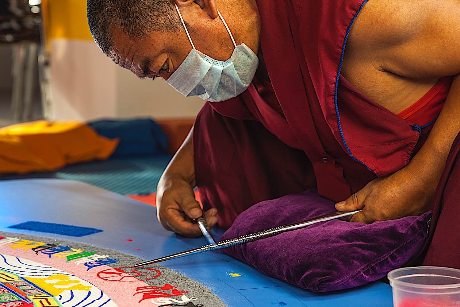 Buddha Weekly Kalachakra sand mandala monks dreamstime 66831866 Buddhism