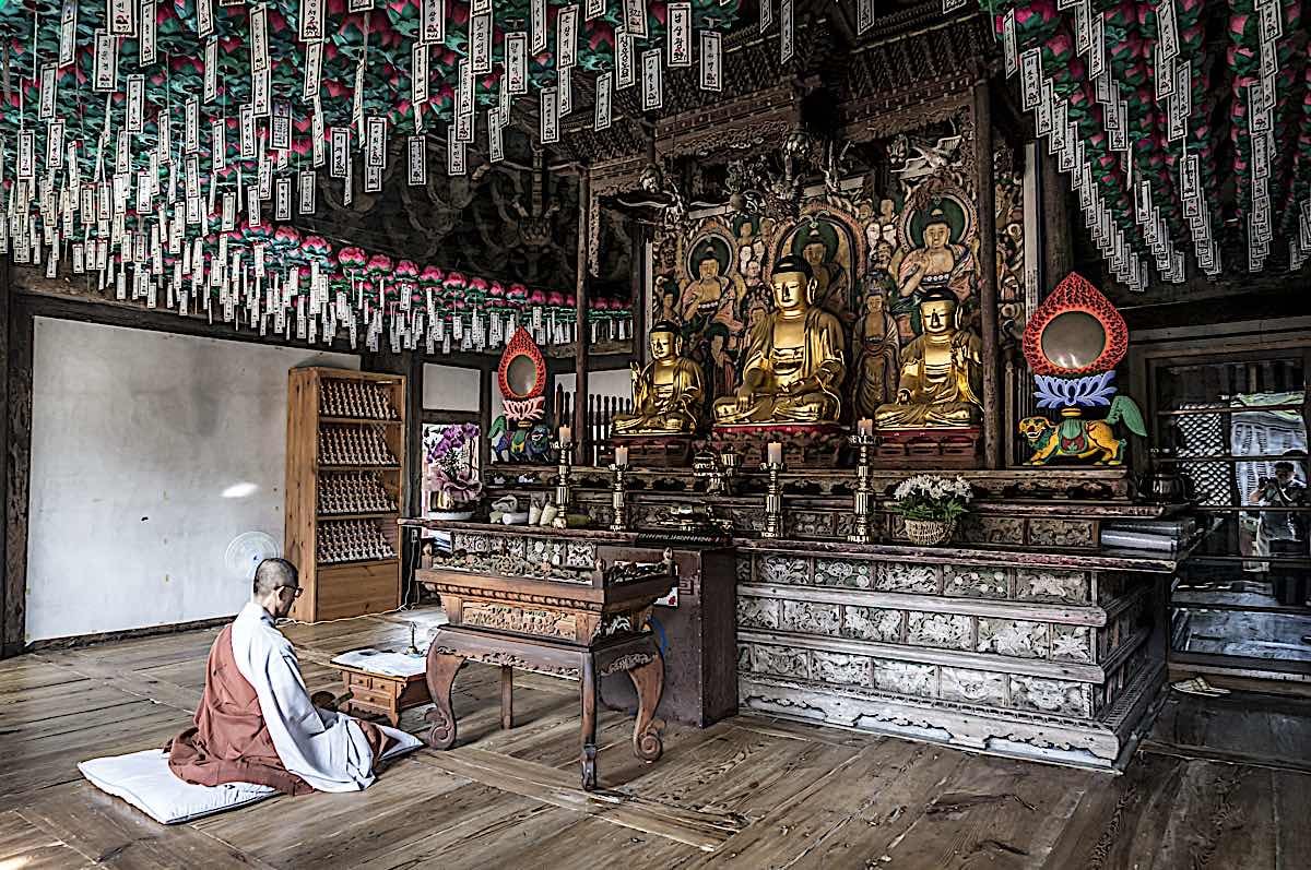 Buddha Weekly Korean Buddhist temple interior on Ganghwado island dreamstime xxl 70379597 Buddhism