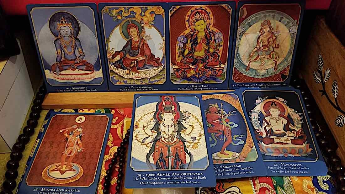 Buddha Weekly Laura Santi Buddha Wisdom and Shakti Oracle deck Buddhism