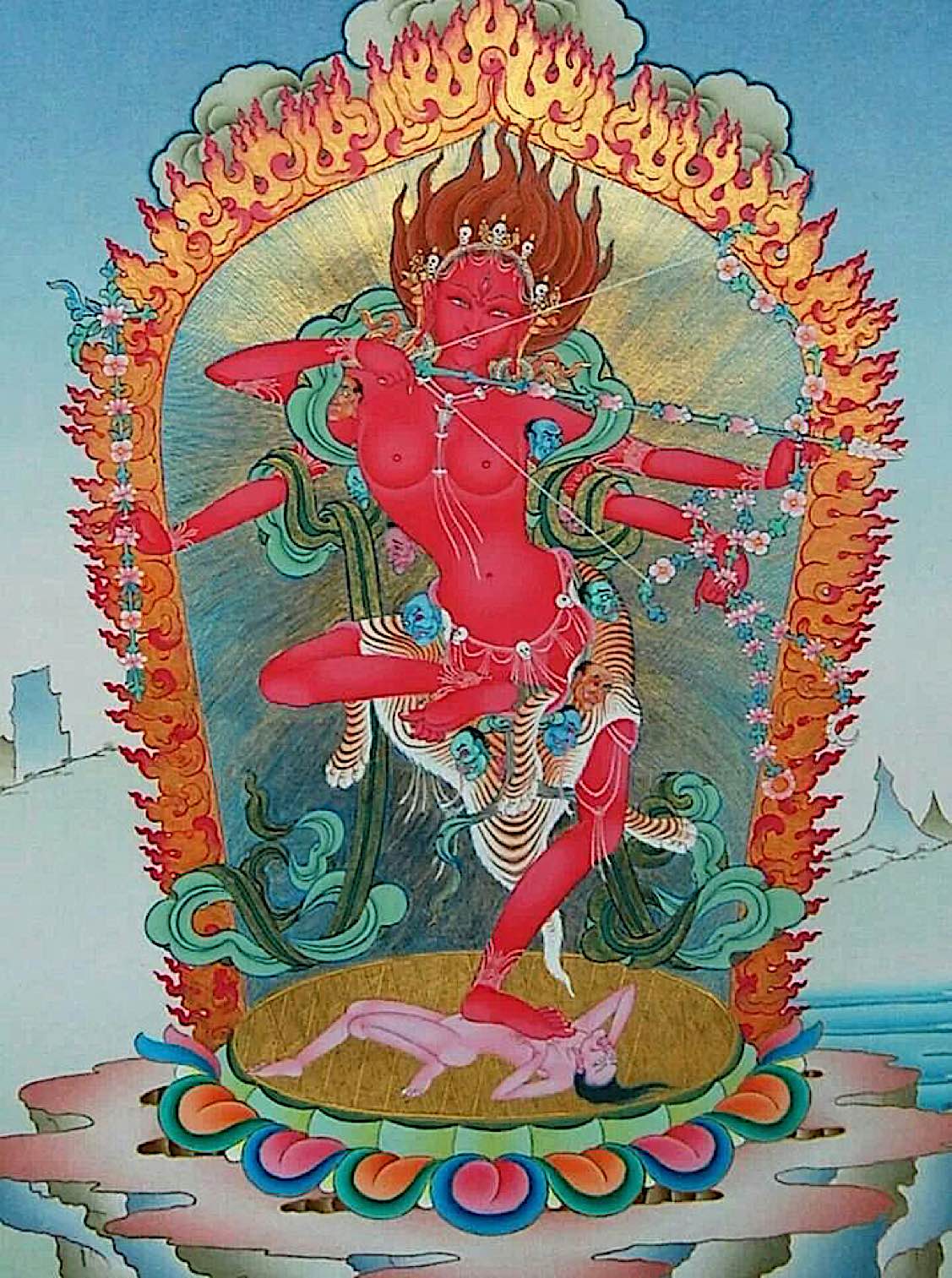 Buddha Weekly Lovely Kurukulla Buddhist Enlightened Deity of Seduction Buddhism