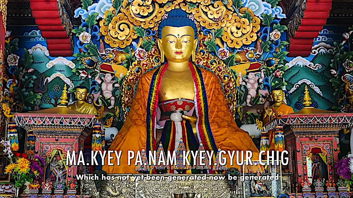 Buddha Weekly Ma Kyey pa nam kyey gyur chig Dedication of Merit Buddhism