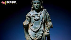 Buddha Weekly Maitreya in the Ghandarva style Buddhism