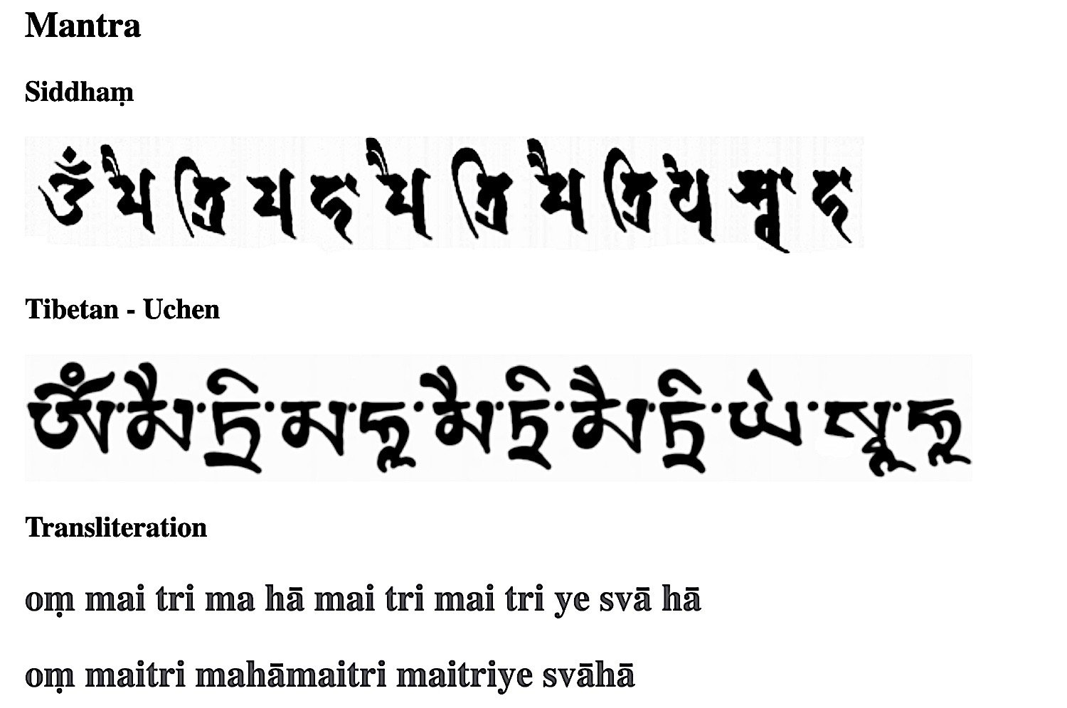 Buddha Weekly Mantra of Maitreya Buddhism