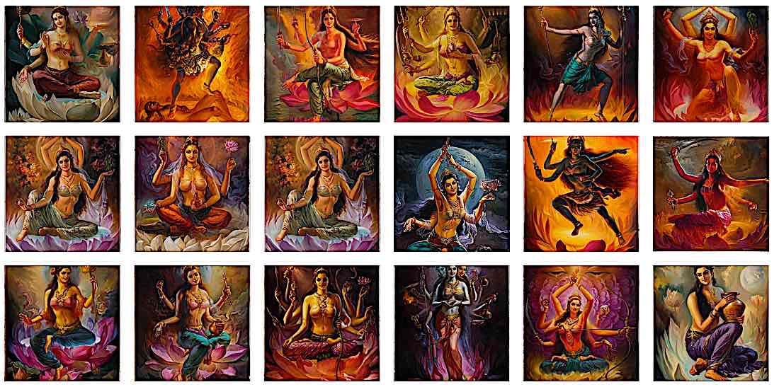 Buddha Weekly Many emanations of Tara in Surya Gupta 21 Taras Buddhism