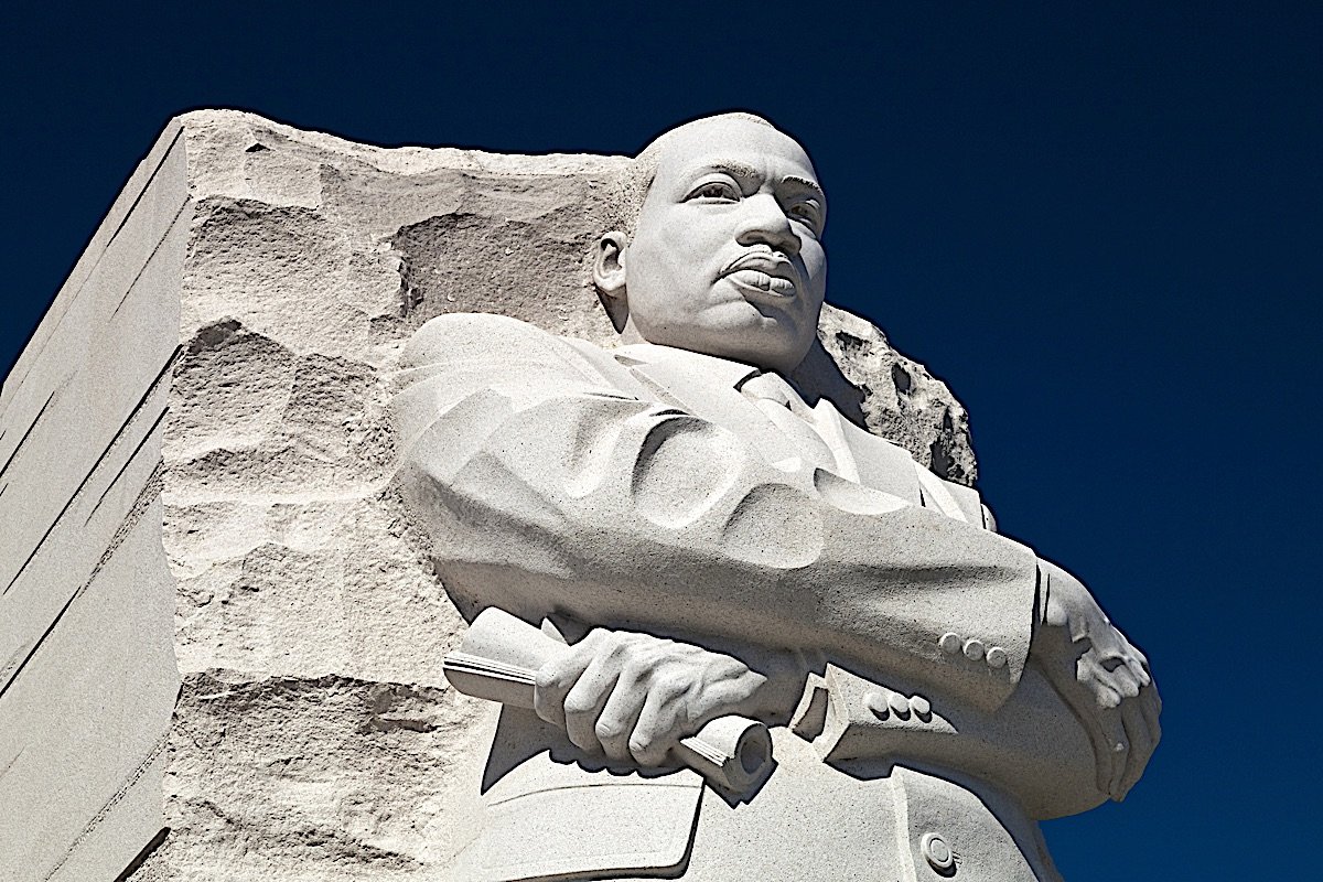 Buddha Weekly Martin Luther King statue memorial National Mall Tidal Basin Washington DC Buddhism