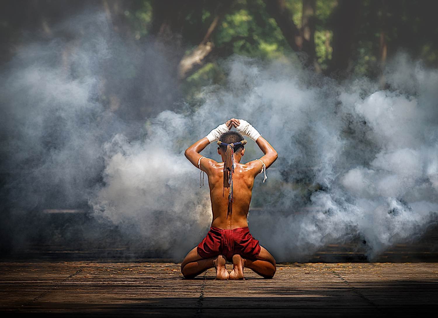 Buddha Weekly Muay Thai or Thai Boxing Thailand dreamstime l 96573982 Buddhism