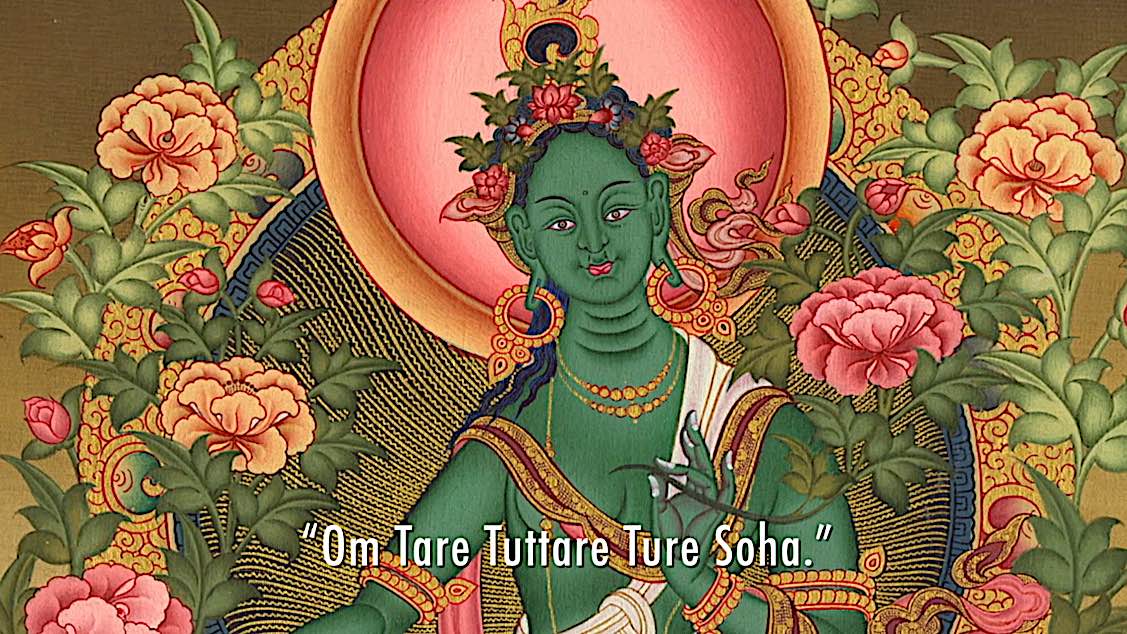 Buddha Weekly Om Tare Tuttare Ture Soha Green Tara Mantra video Buddhism