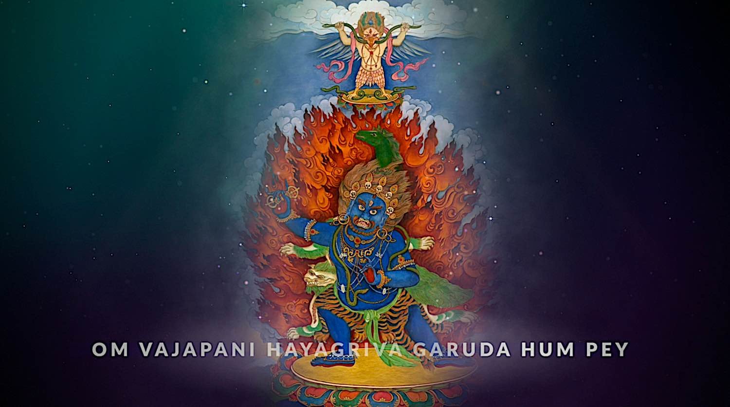 Buddhist Healing: Vajrapani Hayagriva King Garuda Healing Practice ...