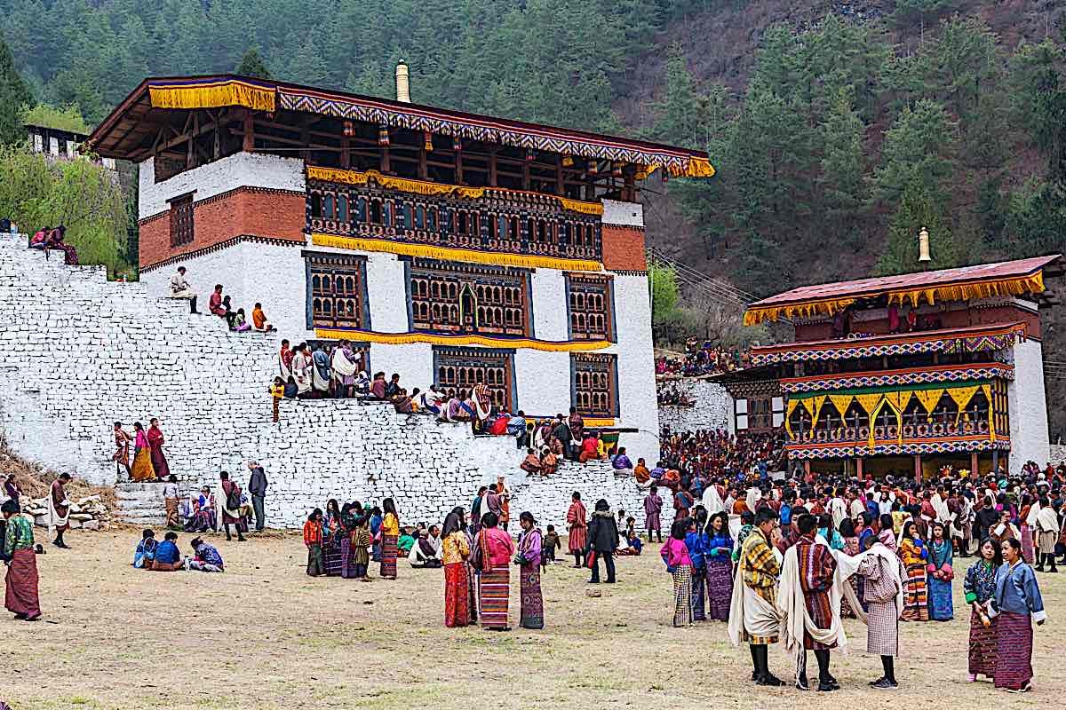 Buddha Weekly Paro Tsechu is one of the Tsechu is a Buddhist festival for Guru Rimpoche who brought Buddhism to Bhutan dreamstime m 126929481 Buddhism