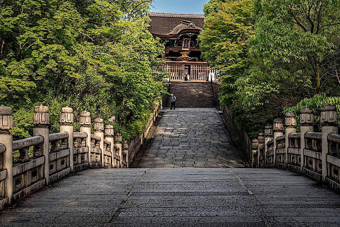 Buddha Weekly Path to Temple in Kyoto Japan Buddhism