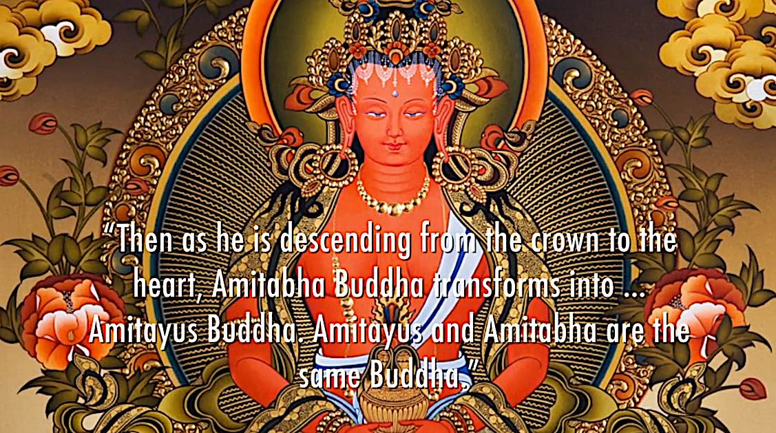 Buddha Weekly R Amitabha transforms into Amitayus Buddhism