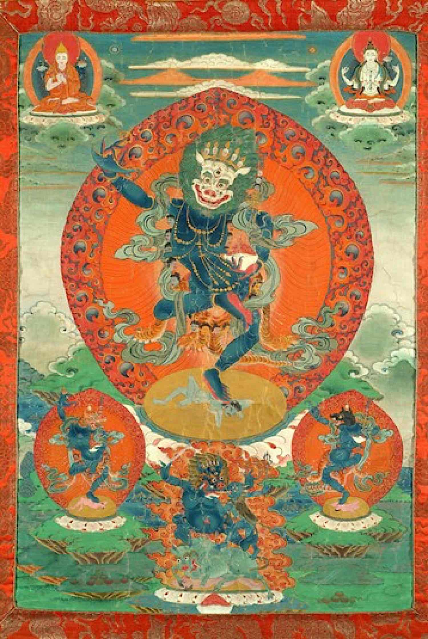 Buddha Weekly Simhaymukha LIon Faced Dakini Himalayan Art Resource 5 Buddhism