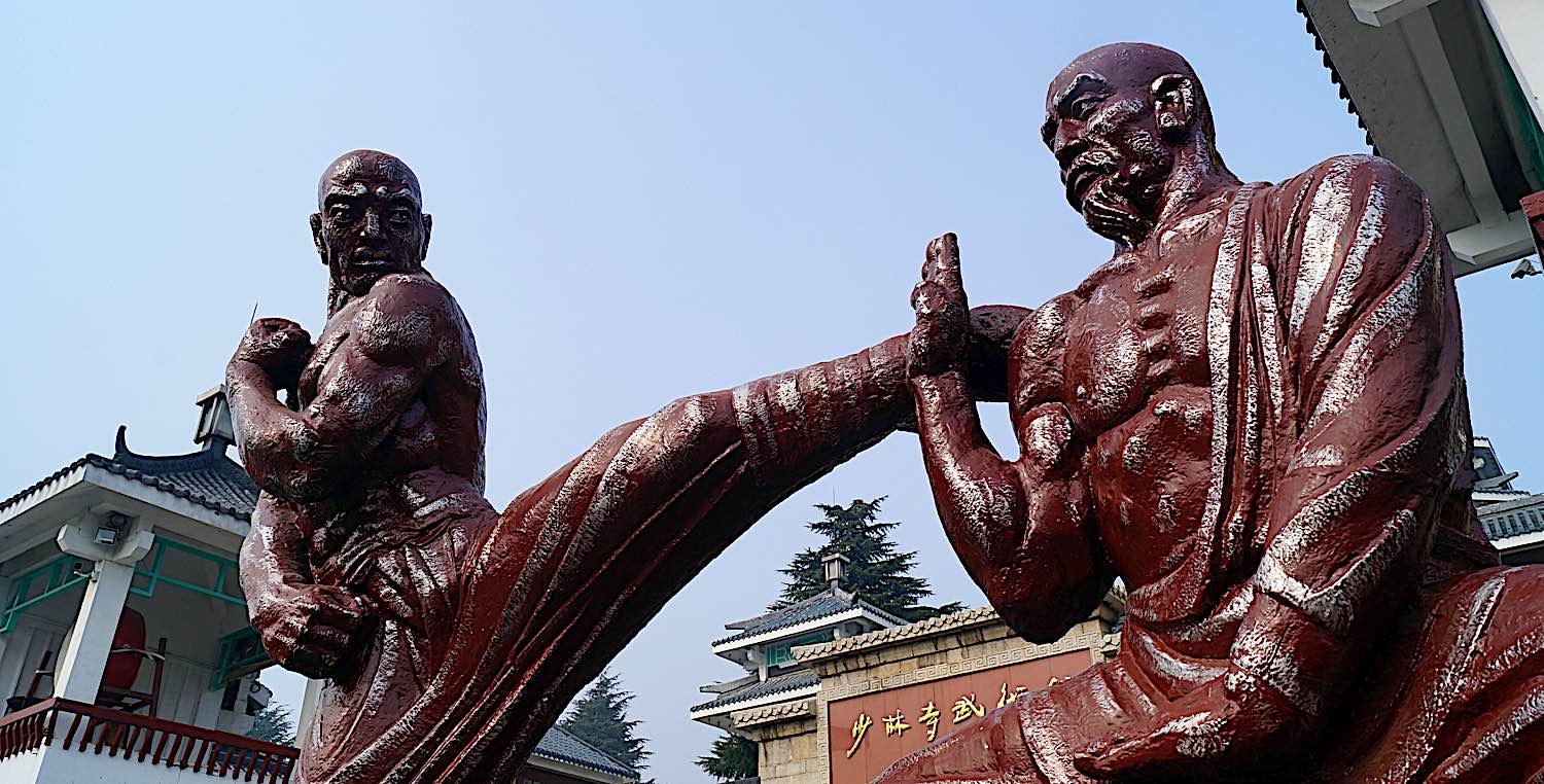 Buddha Weekly Statue of Kung Fu Fighters at Shaolin Temple dreamstime l 174335039 Buddhism