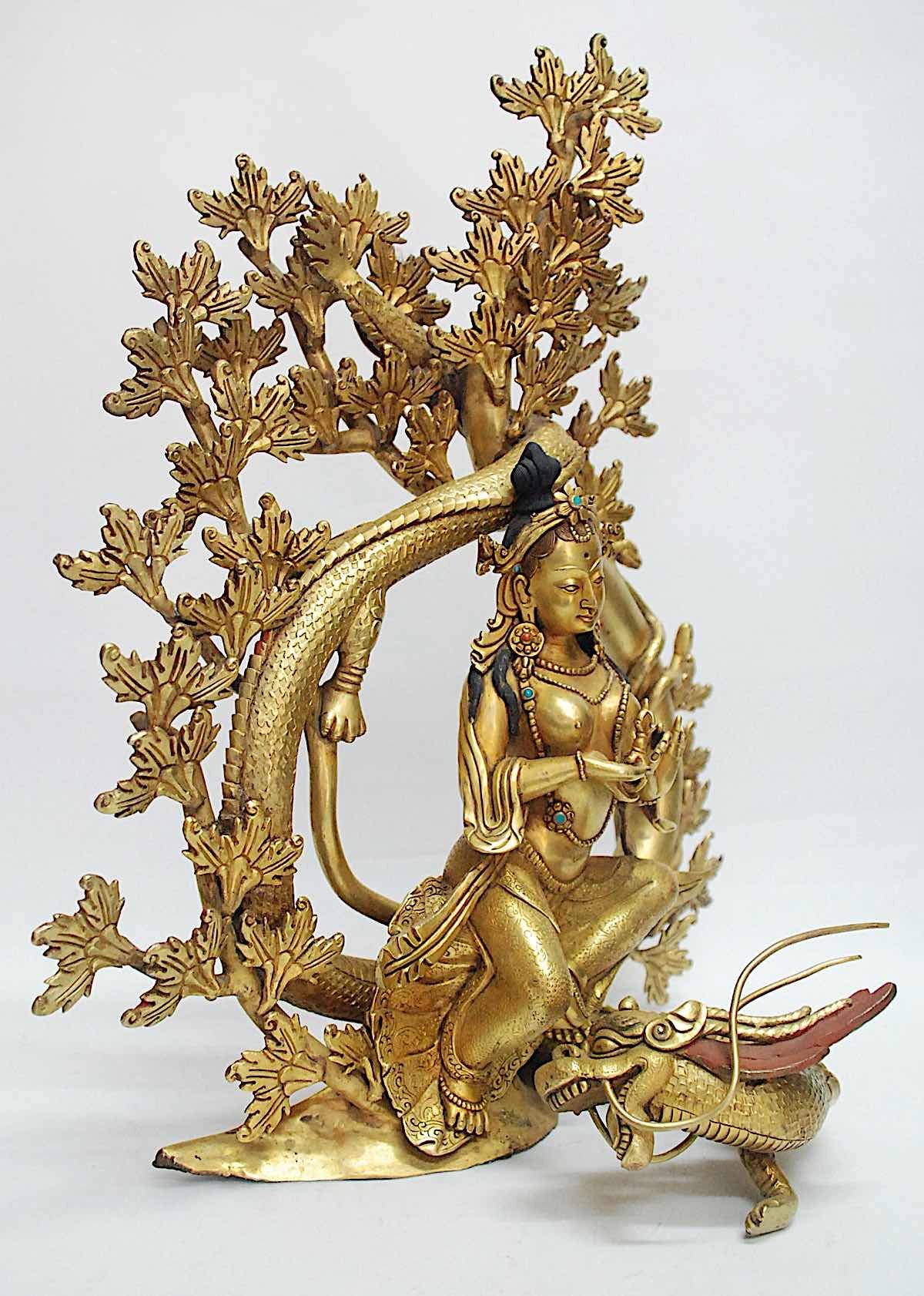 Buddha Weekly Tara on a Dragon Buddhism