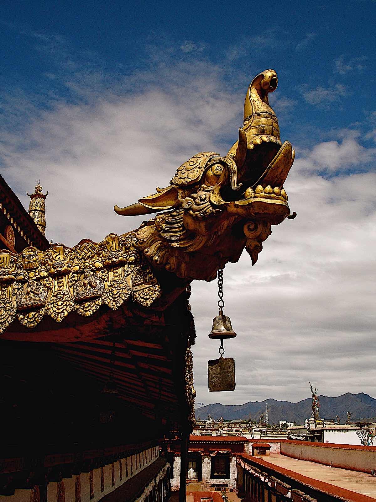 Buddha Weekly Tibetan Dragon Finial temple in Lhasa Tibet dreamstime xxl 96822275 Buddhism