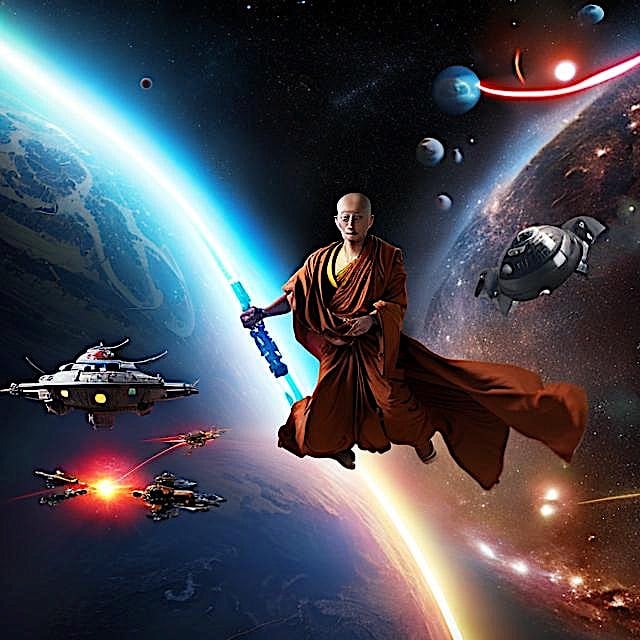 Buddha Weekly Vajrayana monk is like a space pilot exploring beyond Buddhism