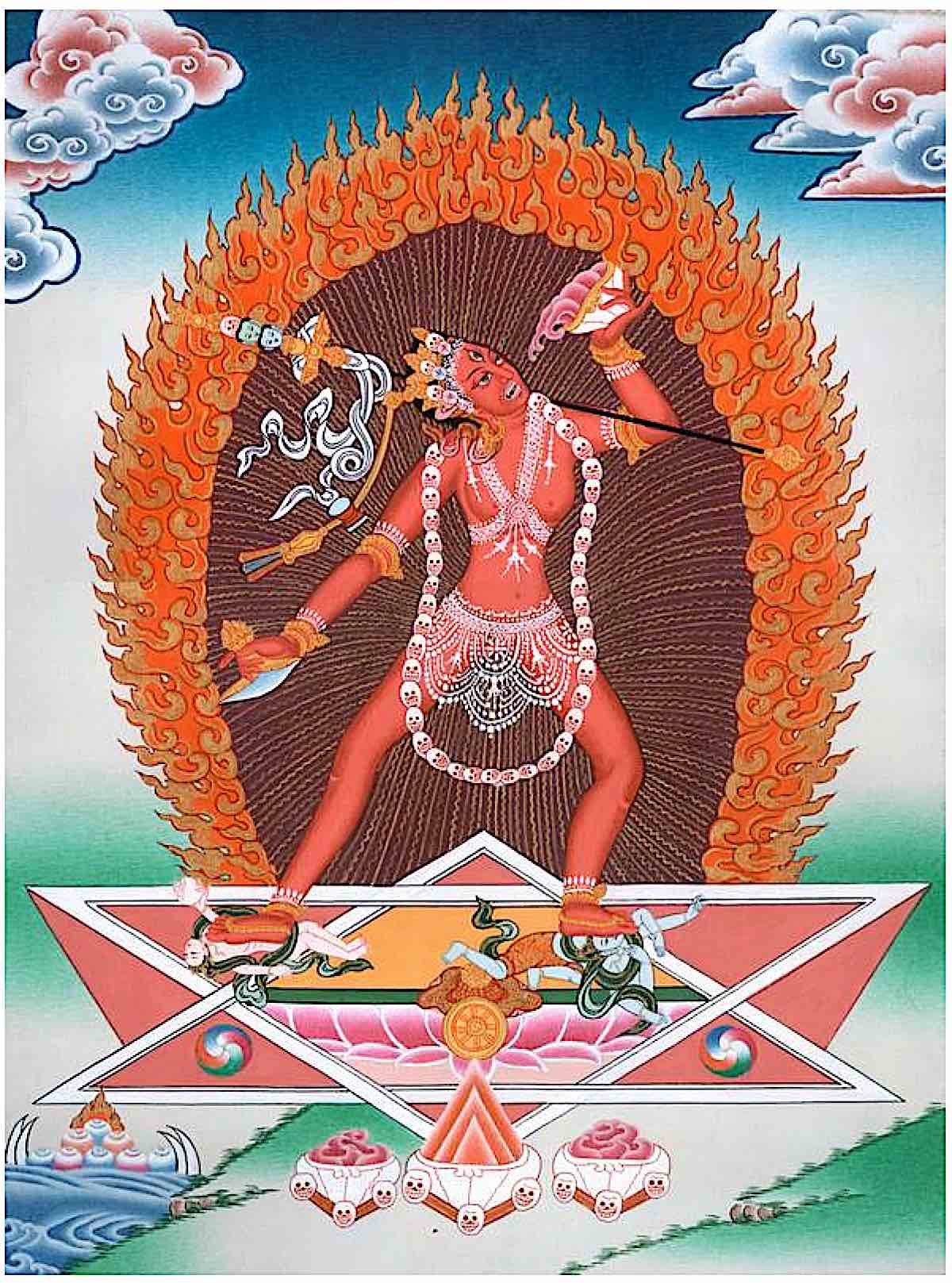 Buddha Weekly Vajrayogini on star 2 Buddhism