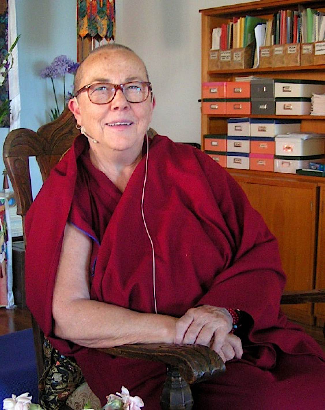 Buddha Weekly Venerable Robina Courtin sitting 3 475x598 Buddhism