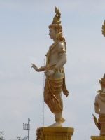 Buddha Weekly Virupaksa of the west king of the nagas Guardian of Phra Meru Mas of Bhumibol Adulyadej Virupakkha left side Buddhism