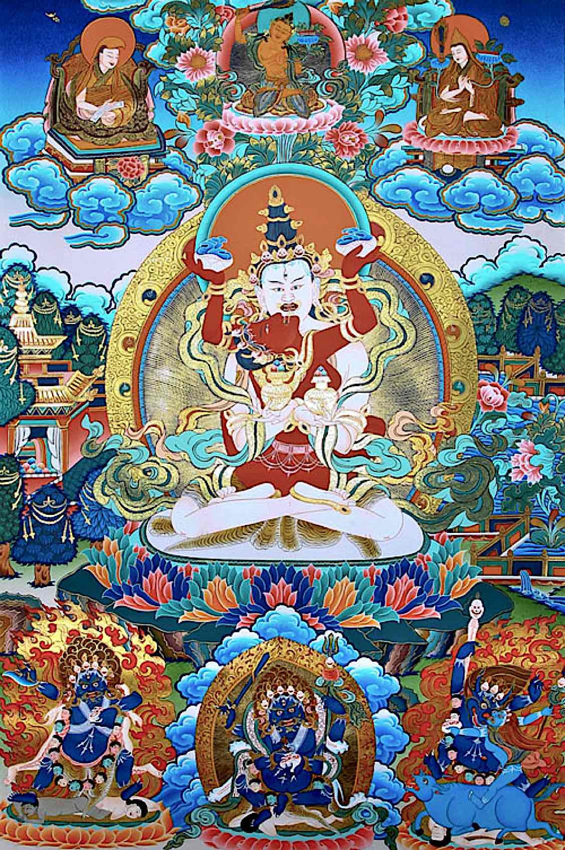 Long life practice: White Heruka and Red Vajrayogini: Annutarayoga ...