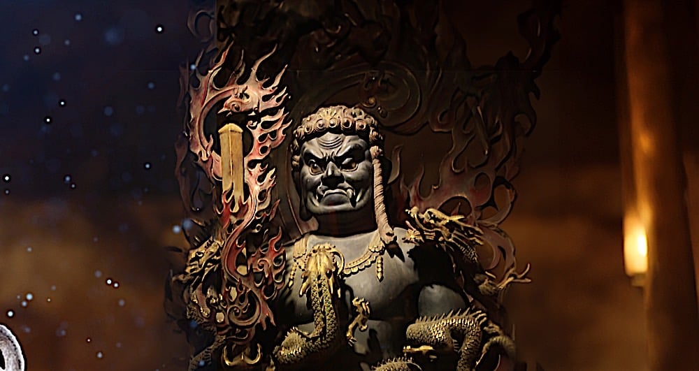 Immovable Lord Achala, Fudo Myoo, ferocious activity of compassion of Maha Vairochana