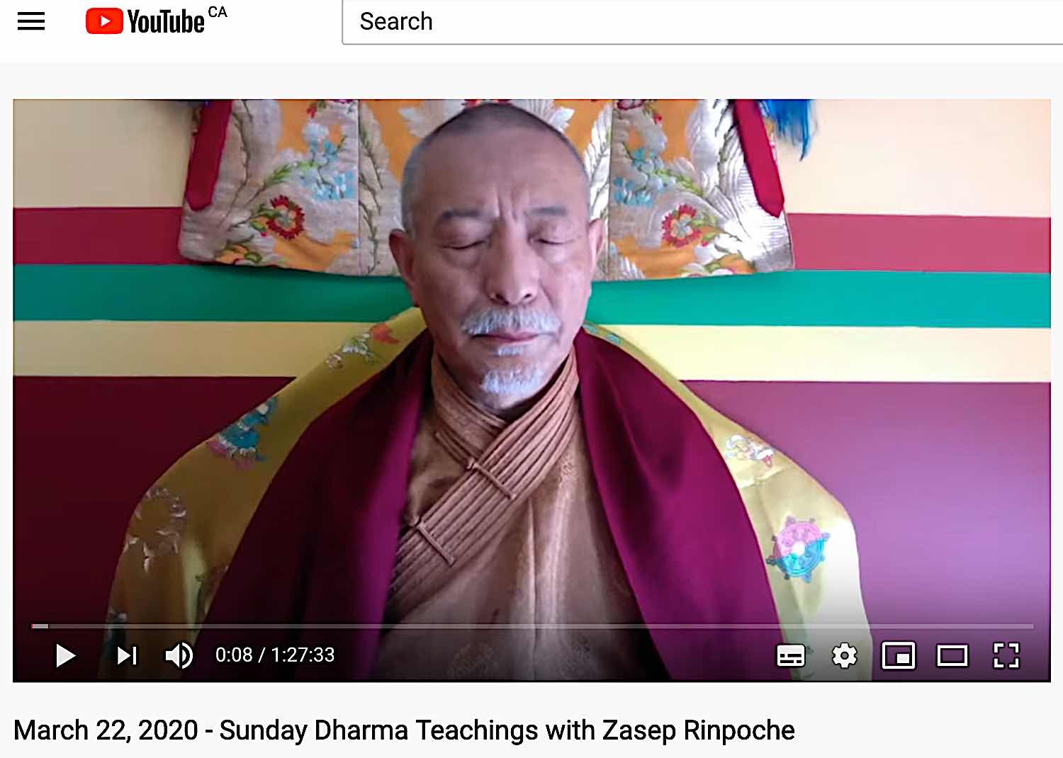 Buddha Weekly Youtube livestream Buddhism