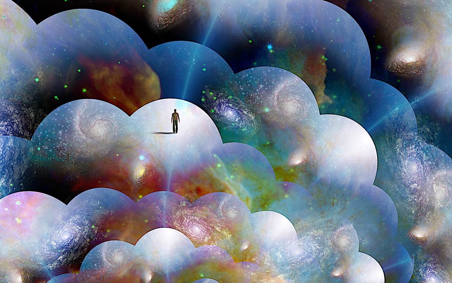 Buddha Weekly man and the multiverse dreamstime l 202851157 Buddhism