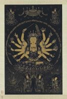 Buddha Weekly 准提菩萨像轴.明代.纸本设色描金.台北故宫博物院藏 Buddhism