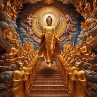 Buddha descending from heavenBuddha Weekly