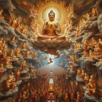 Buddha teaching in heavenBuddha Weekly