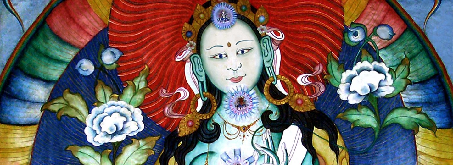 Chittamani Tara image by the great Lama Yeshe