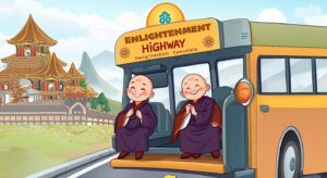 Enlightenment Highway conceptBuddha Weekly