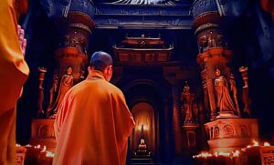 Even when entering a shrine or temple room we bow our heads slightly to show reverenceBuddha Weekly