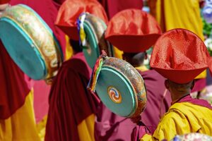 Festival honoring Padmasambhava at Hemis Monastery Drukpa Lineage monastery Ladakh India dreamstime xl 170341854