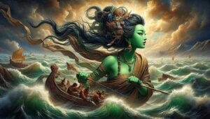 Green Tara saves the ship