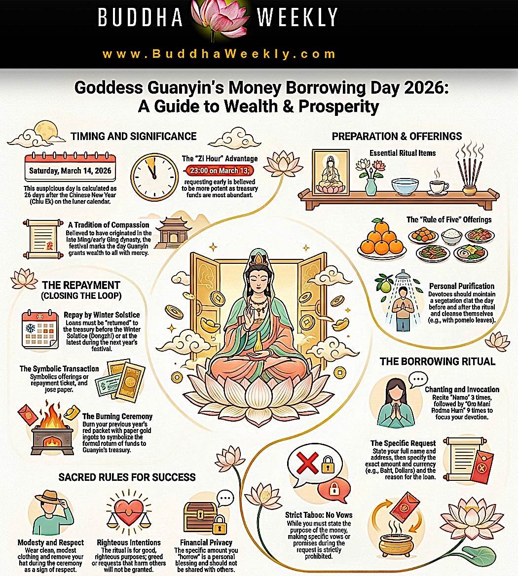 Guanyin Money Borrowing Day 2026Buddha Weekly